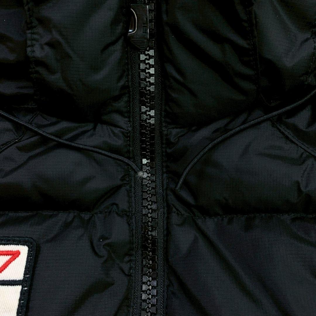 ポロラルフローレン ダウンベスト ビッグポニー 星条旗 ブラック L　E055