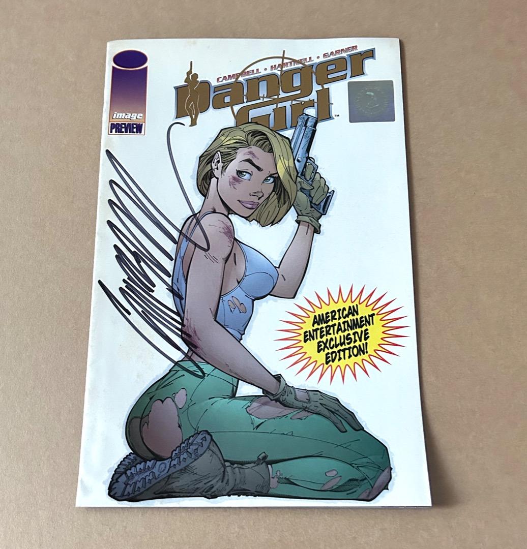 Danger Girl 1997 Gold Foil サイン入り