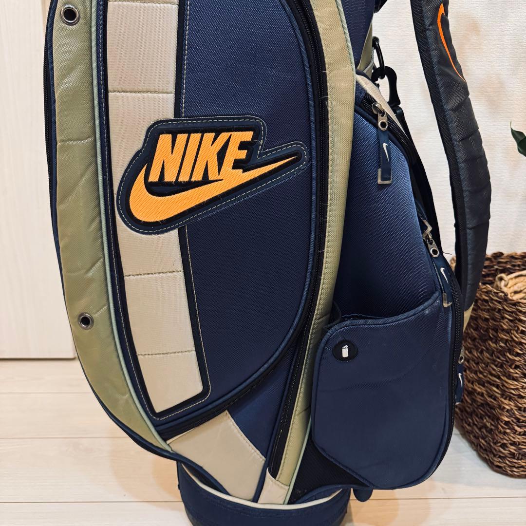 希少　NIKE キャディバッグ ゴルフバッグ BG0229 ネイビー