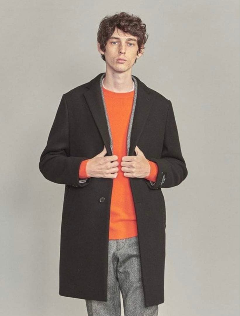 ユナイテッドアローズ　チェスターコート 黒