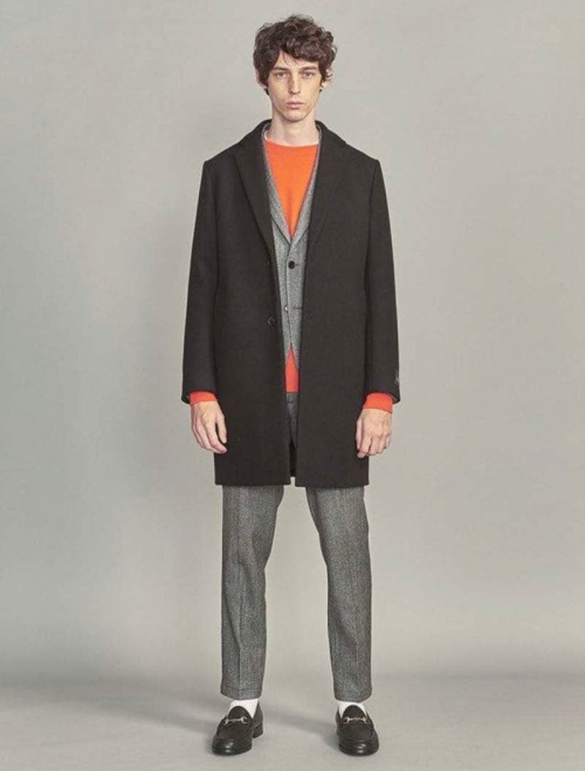 ユナイテッドアローズ　チェスターコート 黒