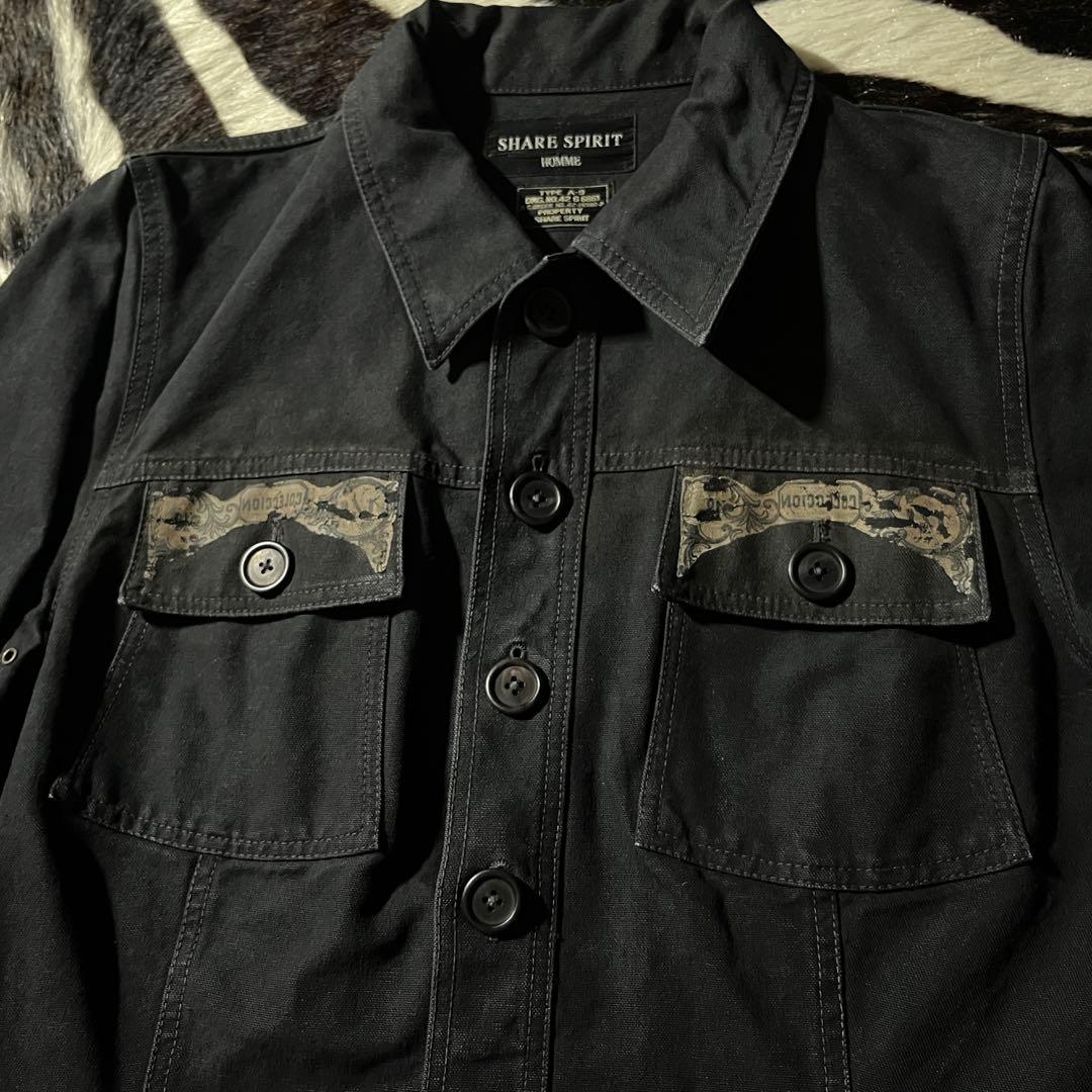 ジャケット・アウター SHARE SPIRIT military jacket A-9 archive