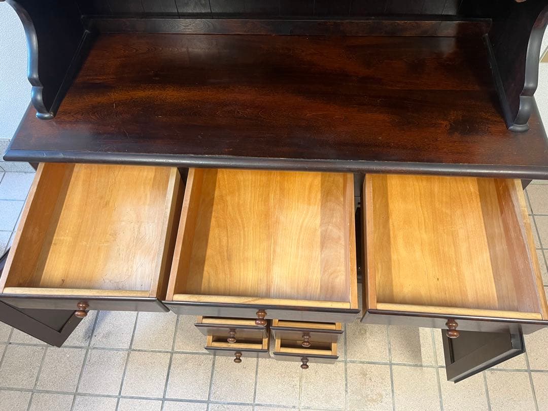 定価93万円◼️松本民芸家具 C型食器棚 カップボード キッチン収納 収納家具