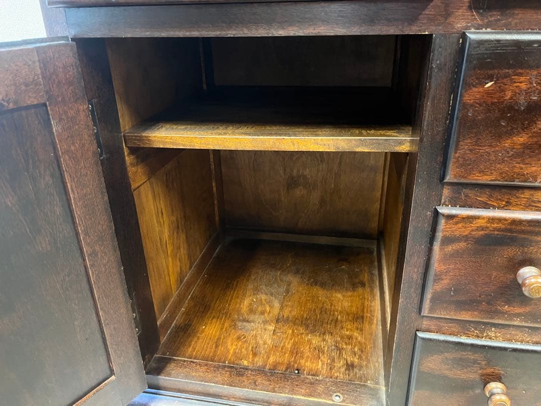 定価93万円◼️松本民芸家具 C型食器棚 カップボード キッチン収納 収納家具