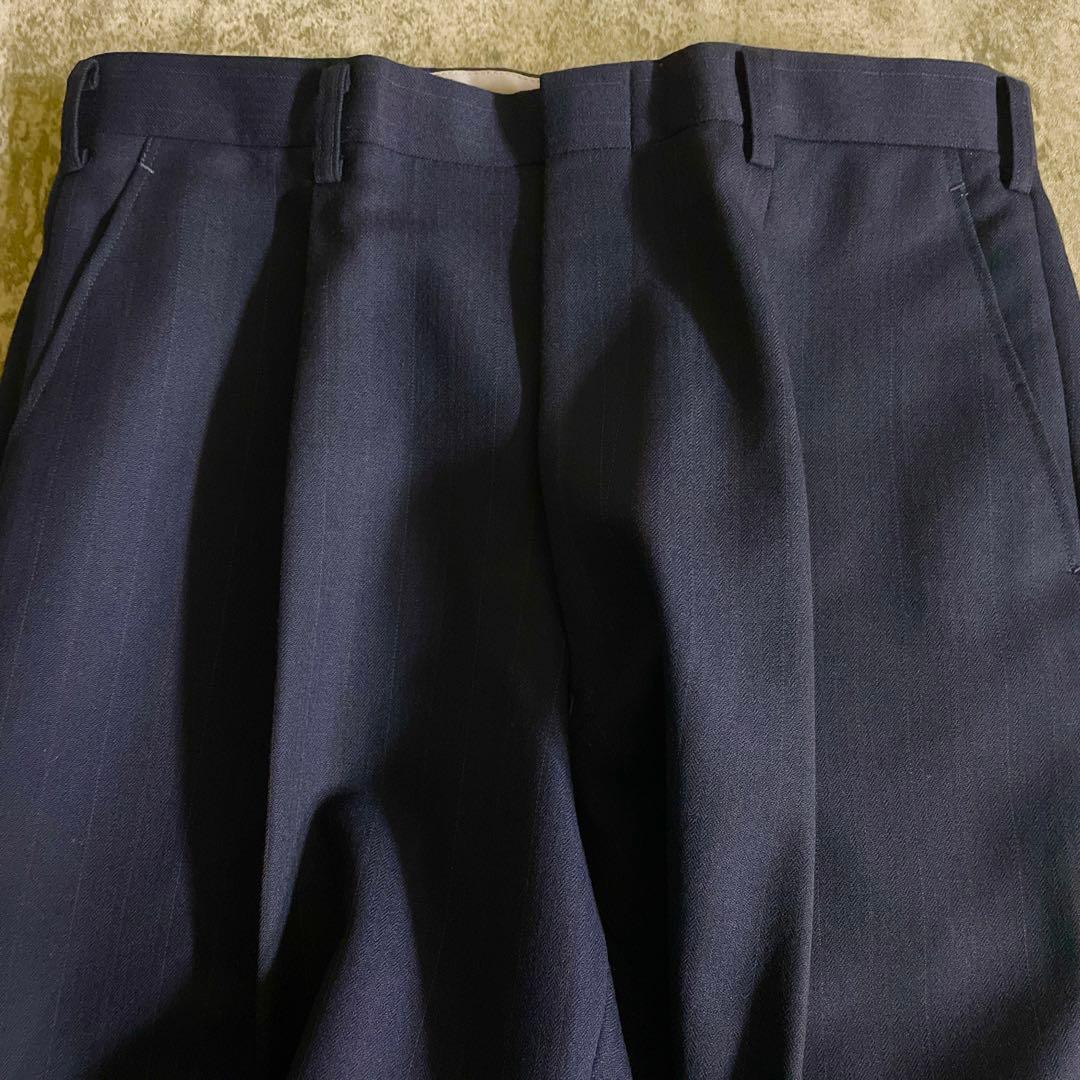 未使用 オッドベスト 濃紺 高級シングルスーツ BALENCIAGA ネクタイ