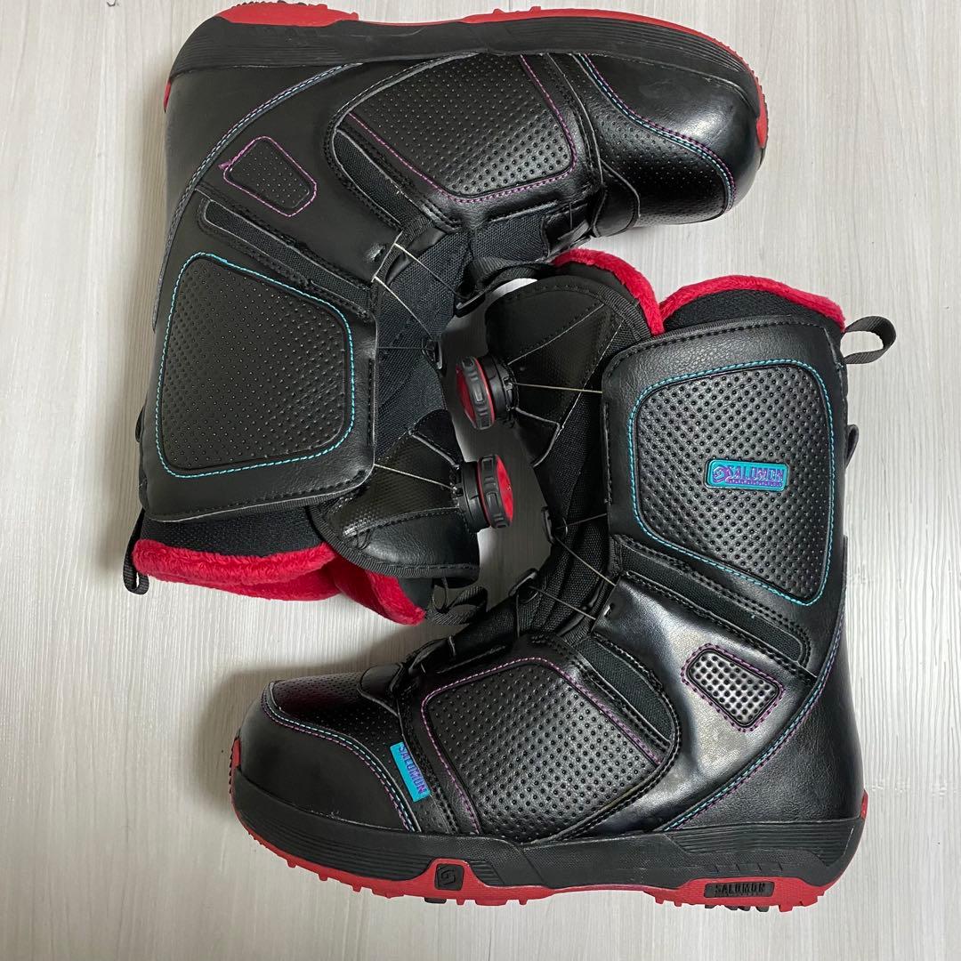 【極美品】サロモン　PEARL BOA WOMAN 25cm スノーボードブーツ