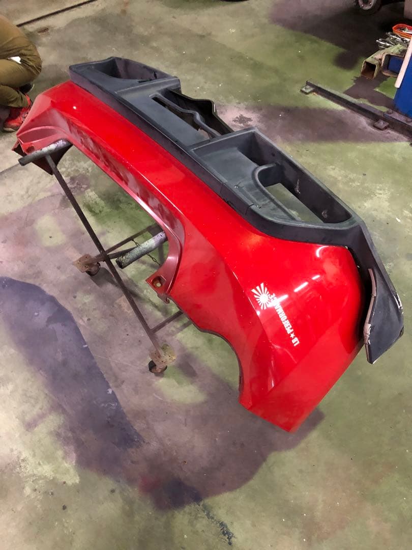 さ*)様 TOYOTA ZN6 86 純正リアバンパー　HKSスポイラー