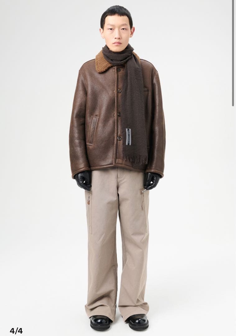 小物 OUR LEGACY COTTAGE SCARF Oak Grey Wool