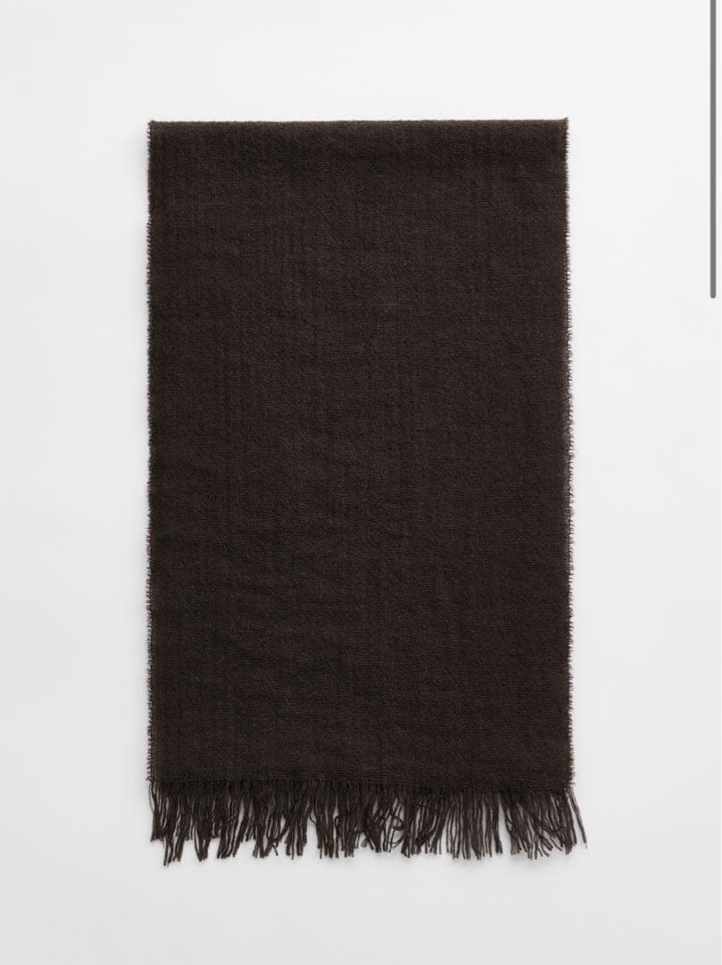 小物 OUR LEGACY COTTAGE SCARF Oak Grey Wool