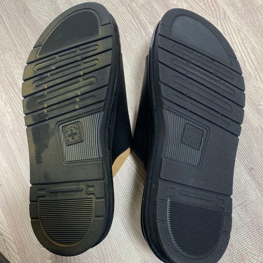 Dr. Martens ブラック ダブルバックルサンダル　UK8