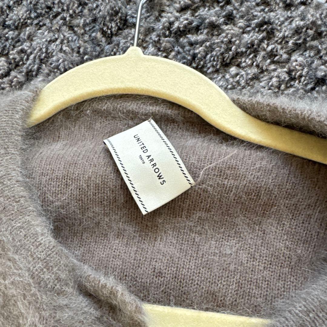 UNITED ARROWS ベージュ ポンチョ・ケープコート