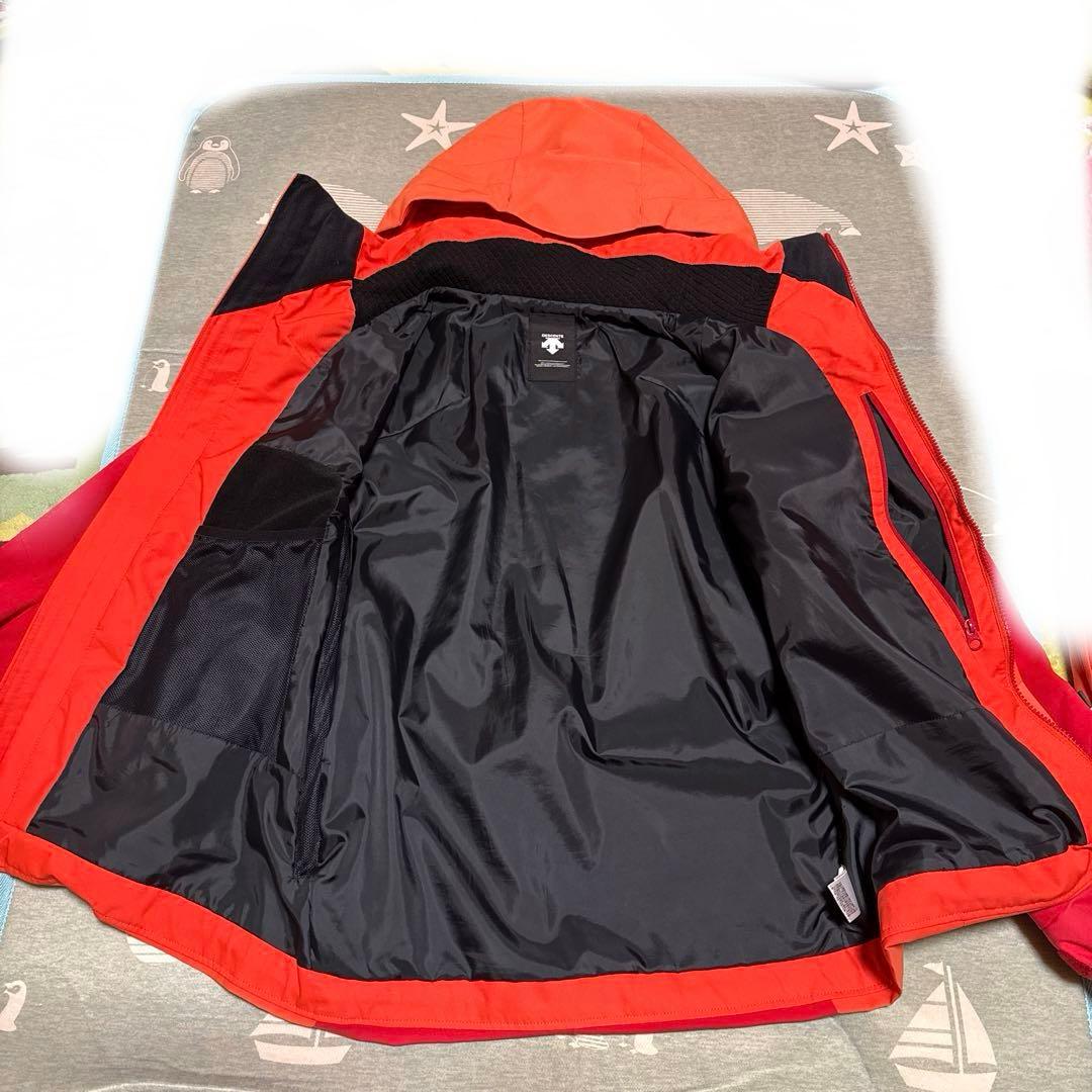 OGSAKA スキーウェア 上下 上着Mサイズ・パンツ Lサイズ オレンジ／赤