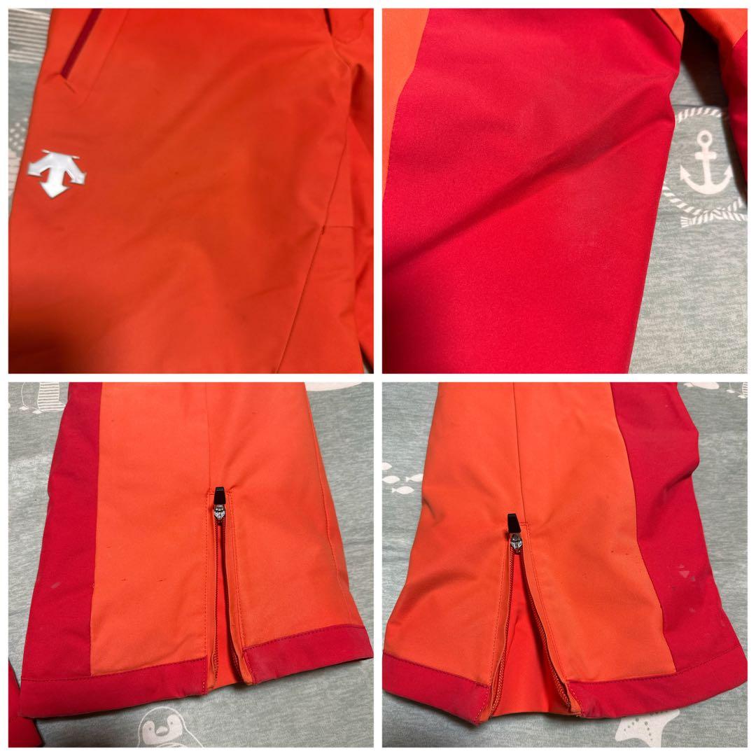 OGSAKA スキーウェア 上下 上着Mサイズ・パンツ Lサイズ オレンジ／赤