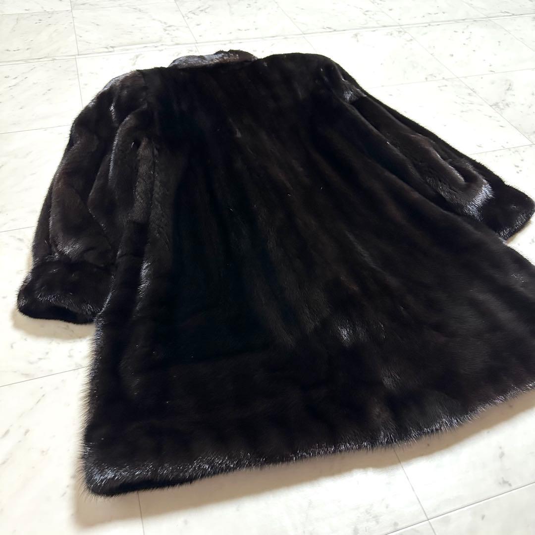 美品 最高級 LANVIN SAGA MINK  ファーコート ロング