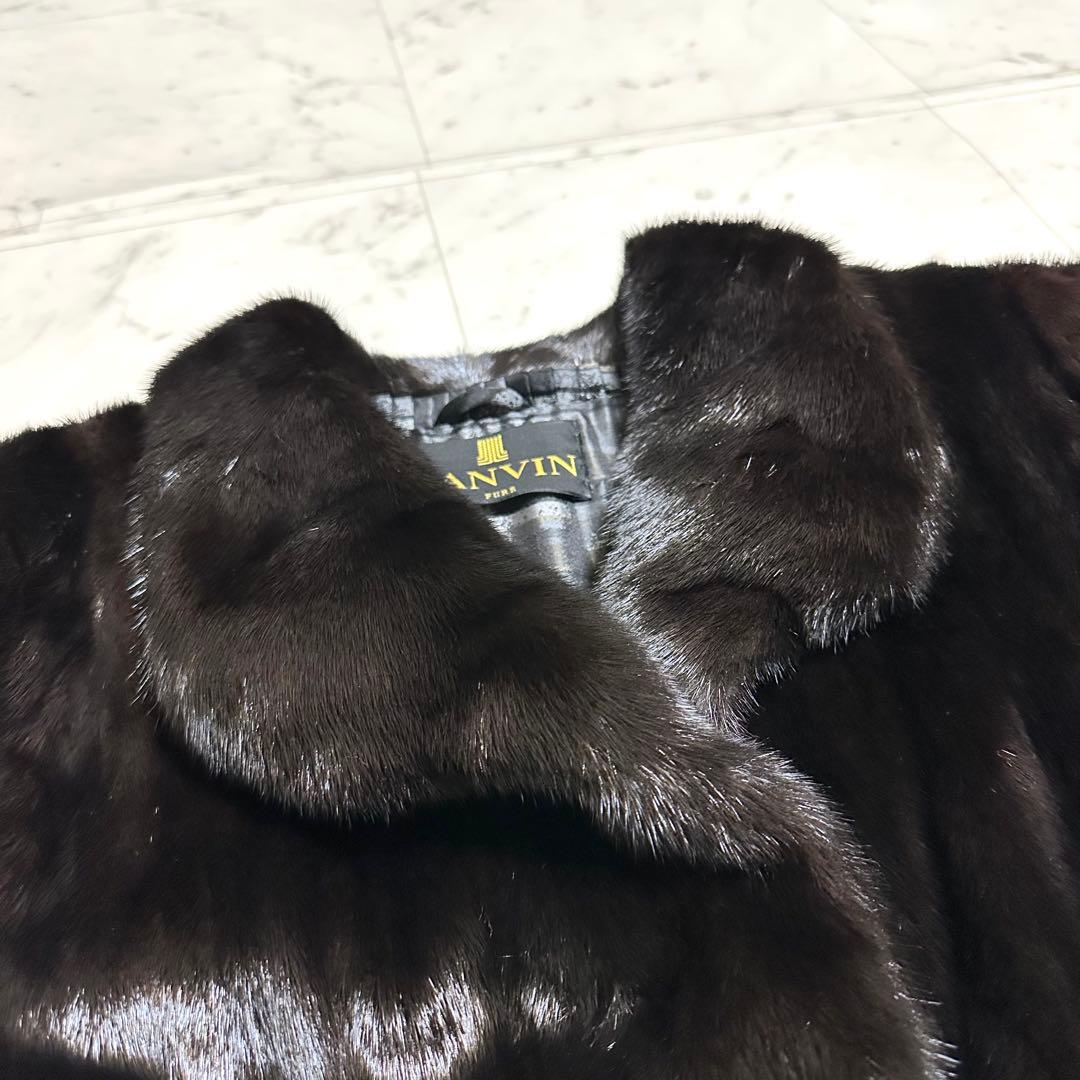 美品 最高級 LANVIN SAGA MINK  ファーコート ロング