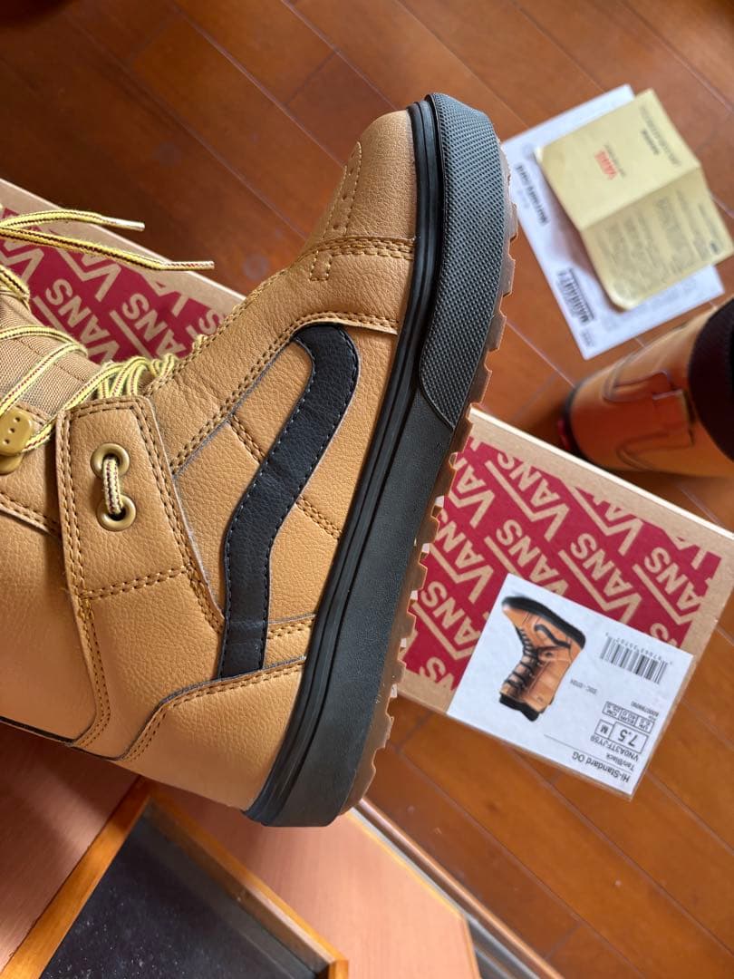 1000円値引 vansブラウン スノーボードブーツ 男性用25.5cm