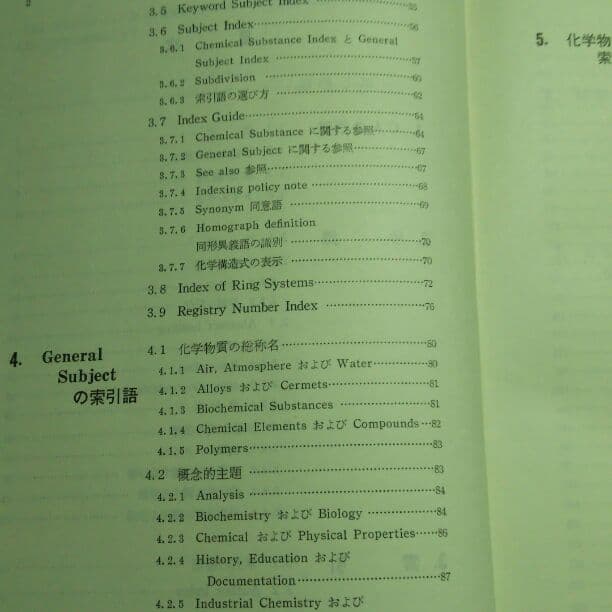 CHEMICAL ABSTRACTSの使い方