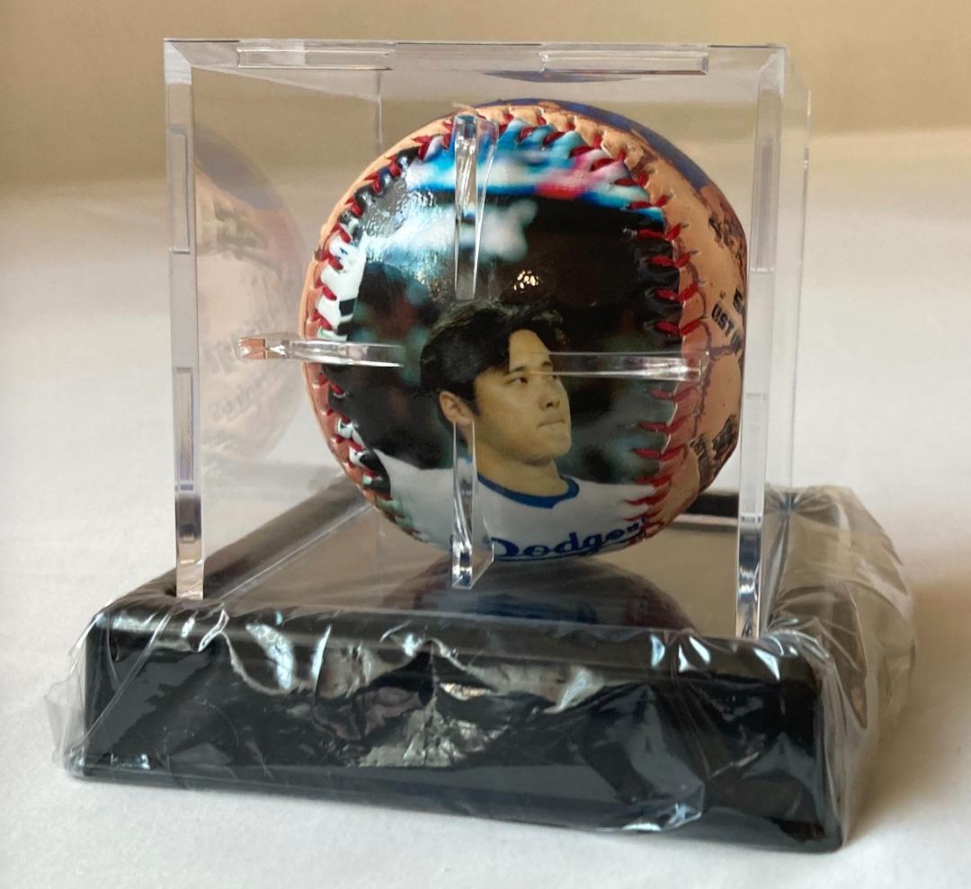517個限定 ドジャース 大谷翔平 記念ボール 歴史的偉業ケース/ロットNo.付