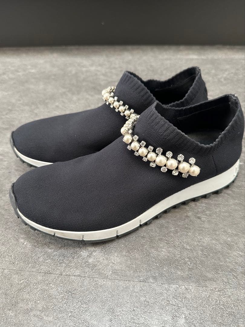 ジミーチュウ スニーカー ビジュー ヴェローナJIMMY CHOO 23.5