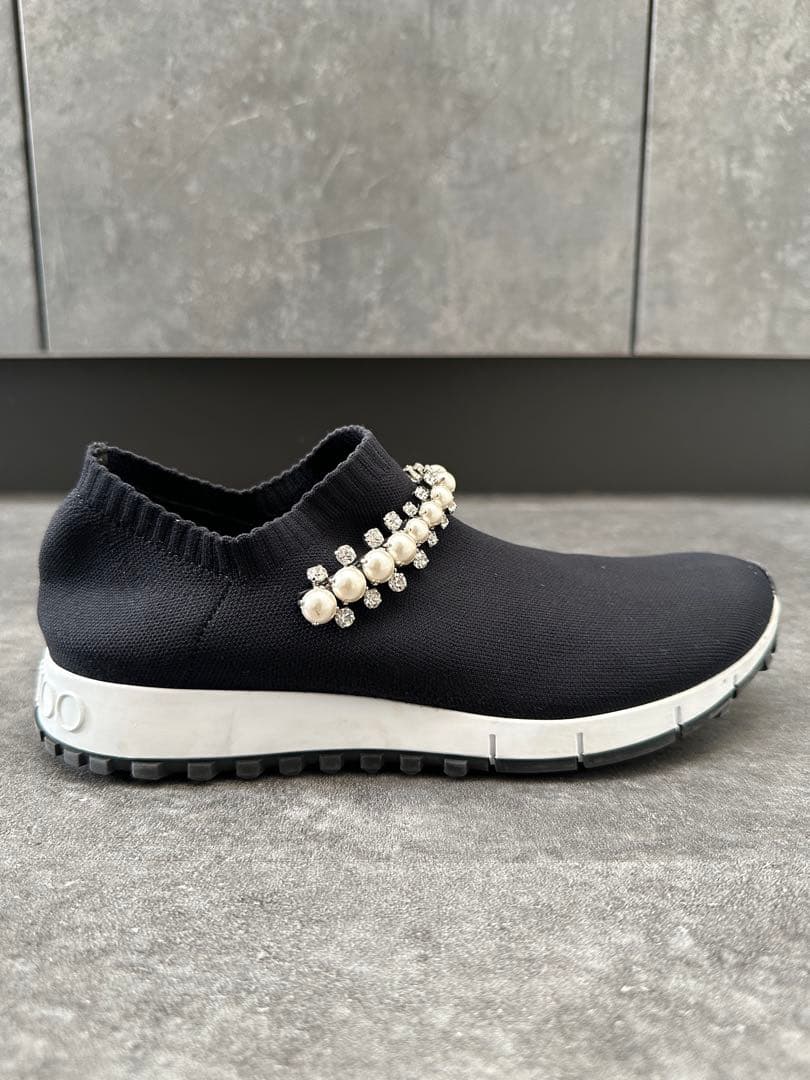 ジミーチュウ スニーカー ビジュー ヴェローナJIMMY CHOO 23.5