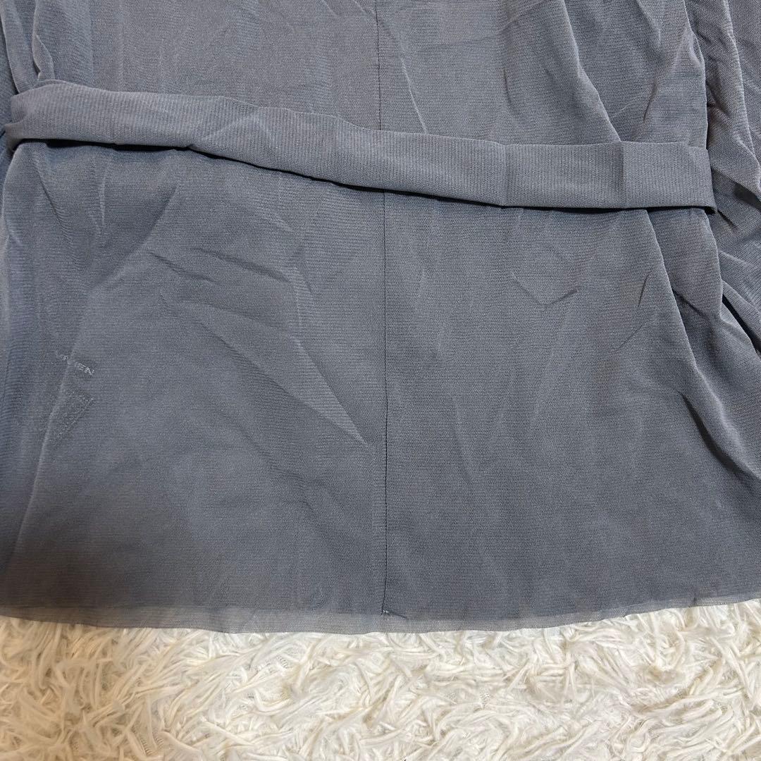 VIVIENNE TAM 花柄刺繍入り チュニック グレー 38