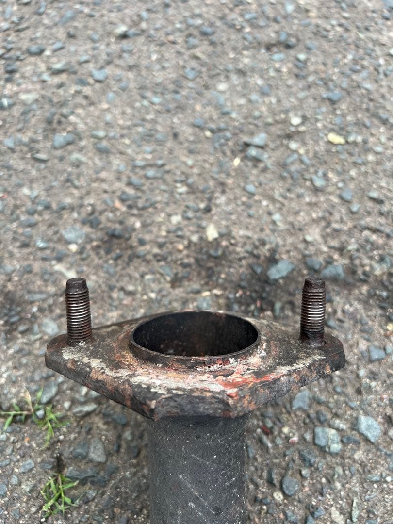 スカイラインクーペ v36 中間ストレートマフラー