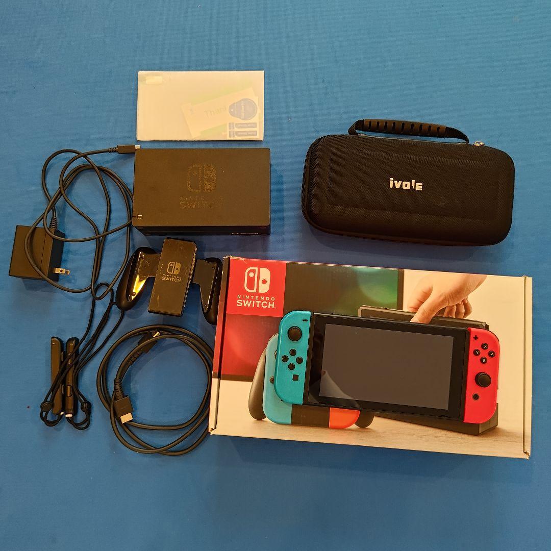 Nintendo Switch スイッチ 新品保護フィルム キャリーケース付き