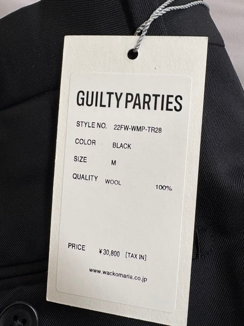 wackomaria ワコマリア UNCONSTRUCTED セットアップ 黒M