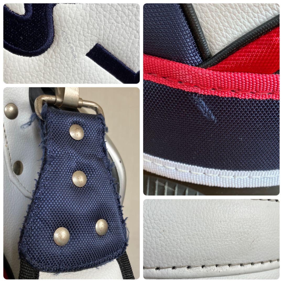 AB-199 クリーブランド キャディバッグ 6分割カート型 ホワイト 送料無料