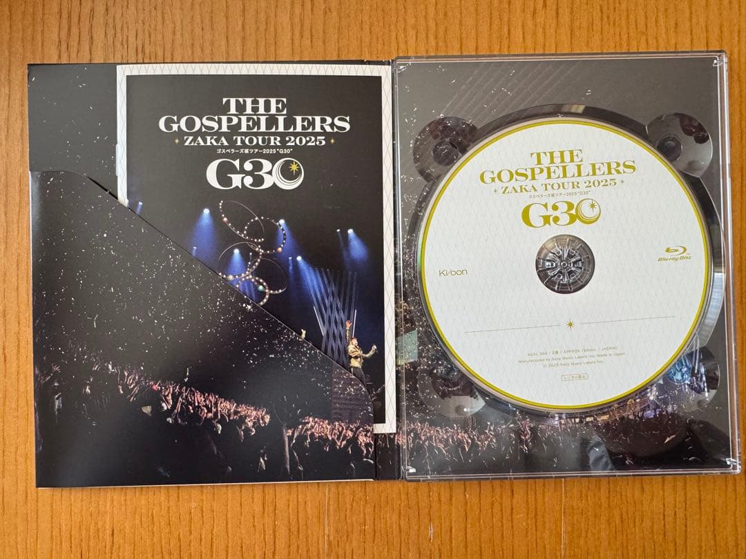ゴスペラーズ坂ツアー2025 G30 BluRay 初回仕様限定デジパック