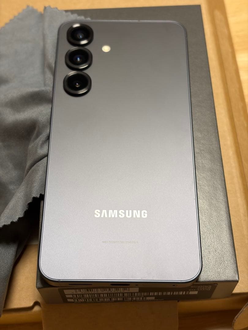 Samsung Galaxy S25 ブルーブラック本体