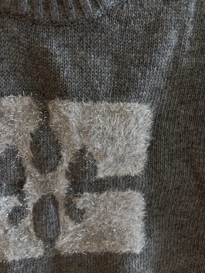 GANNI ニットベスト M グレー 佐藤ミケーラ倭子さん着用