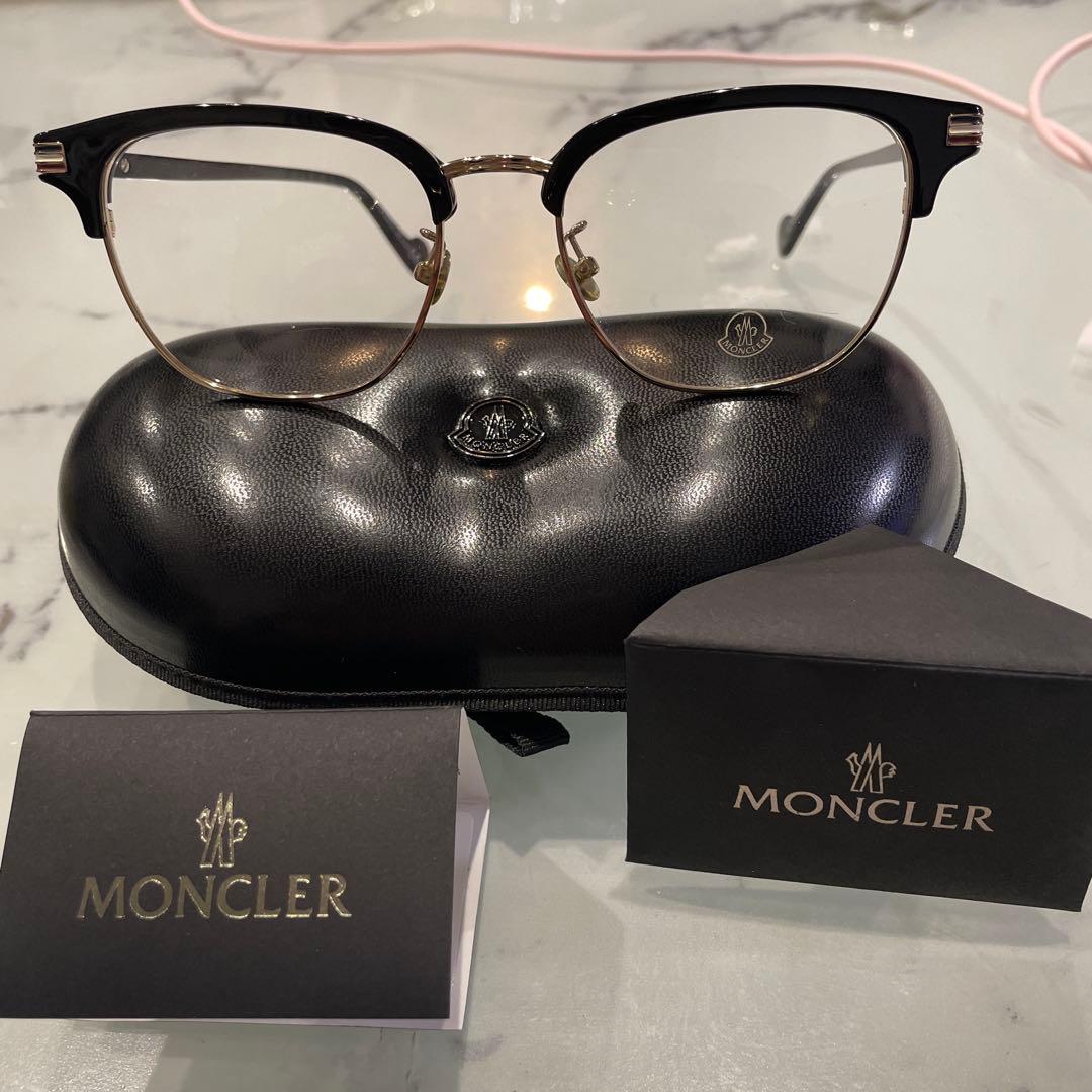 期間限定値下げ！ MONCLER ブラックフレーム サングラス