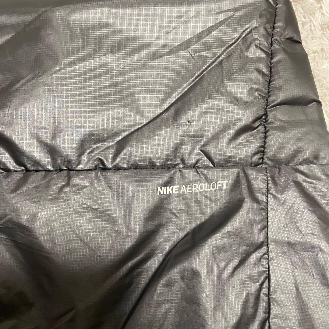 極美品　ナイキ エアロロフト ダウンベスト ランニング ゴルフ 黒　サイズM