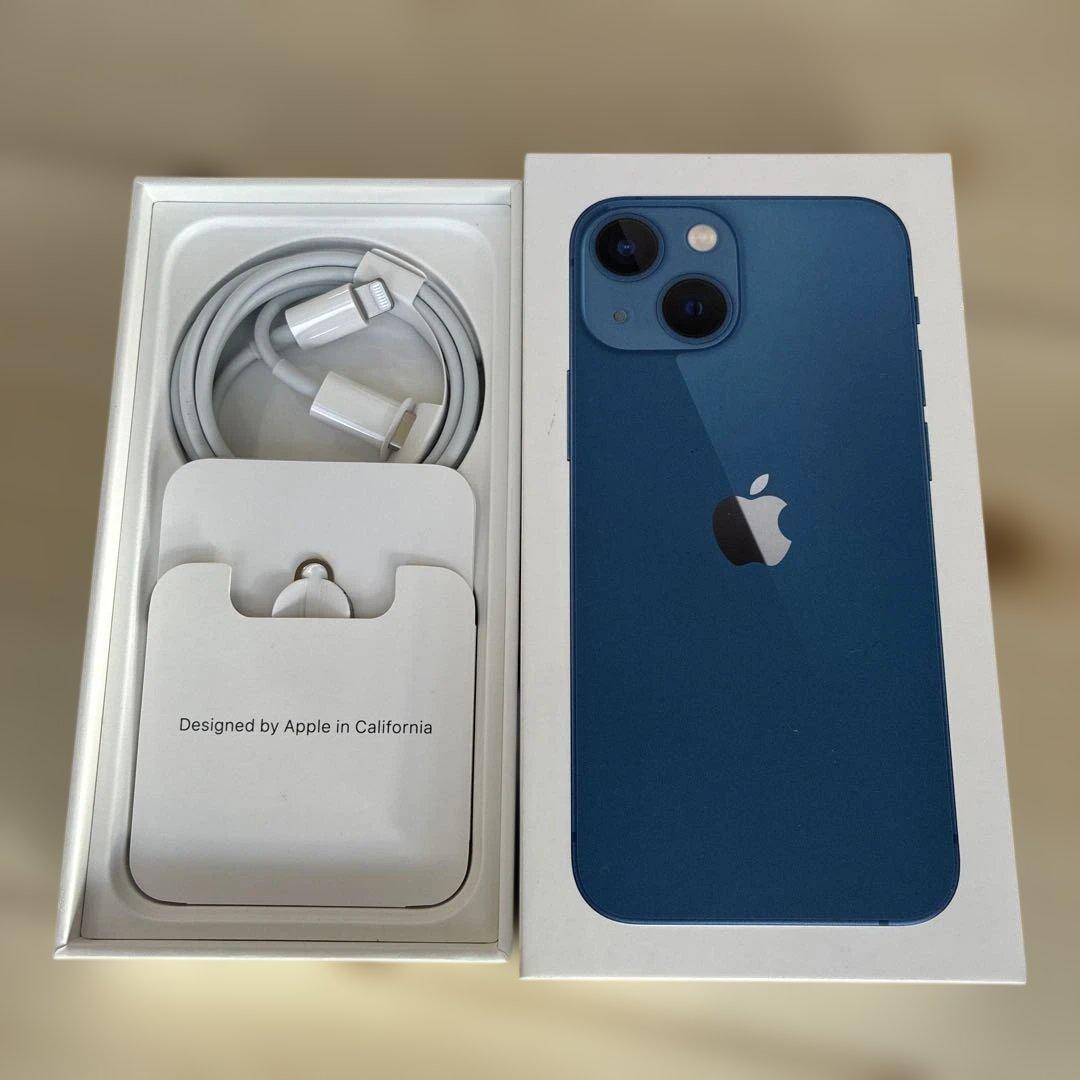 Apple iPhone 13mini ブルー 本体　バッテリー84%