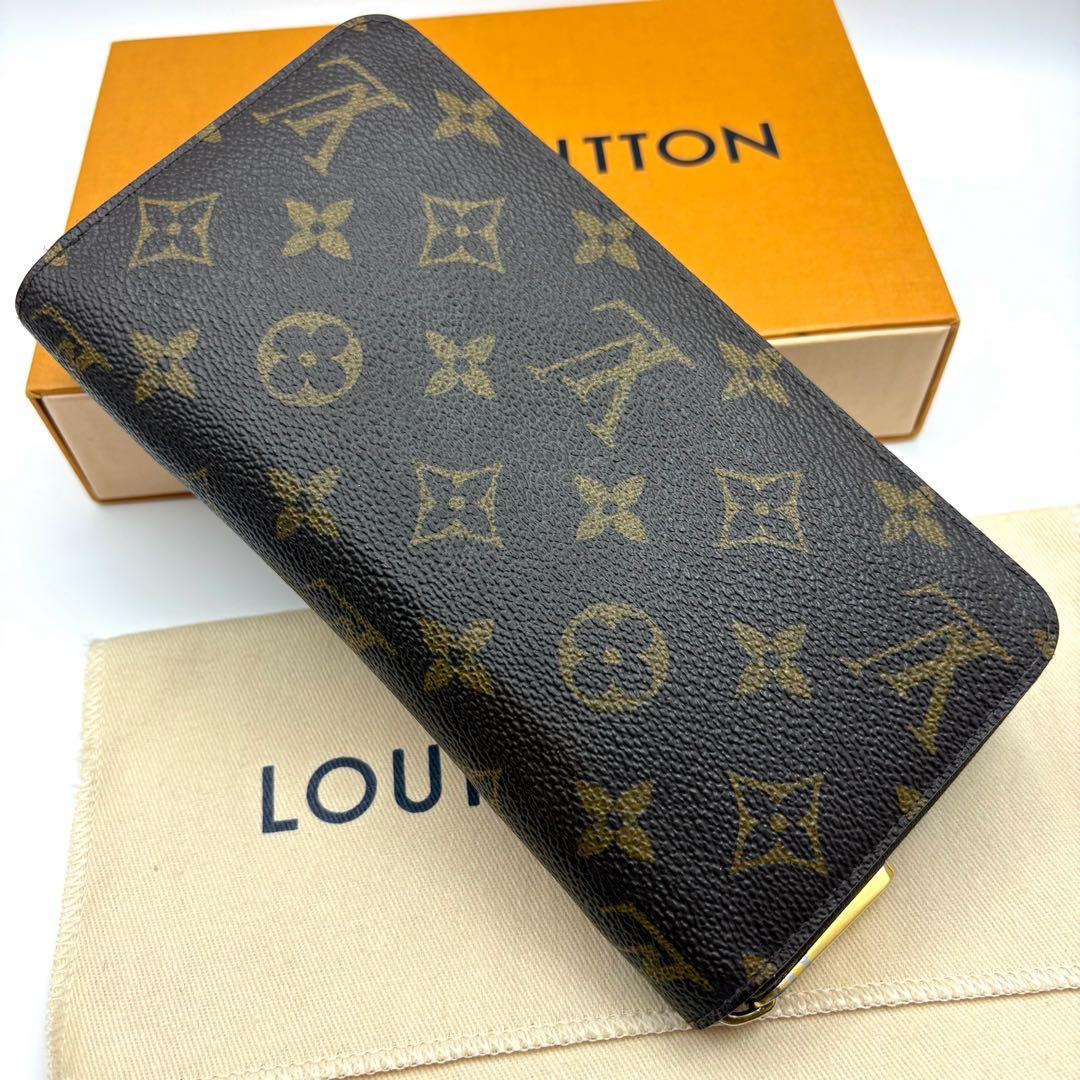 【美品・新型】ルイヴィトン モノグラム ジッピーウォレット フューシャ 長財布