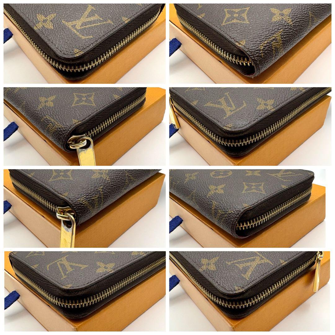 【美品・新型】ルイヴィトン モノグラム ジッピーウォレット フューシャ 長財布