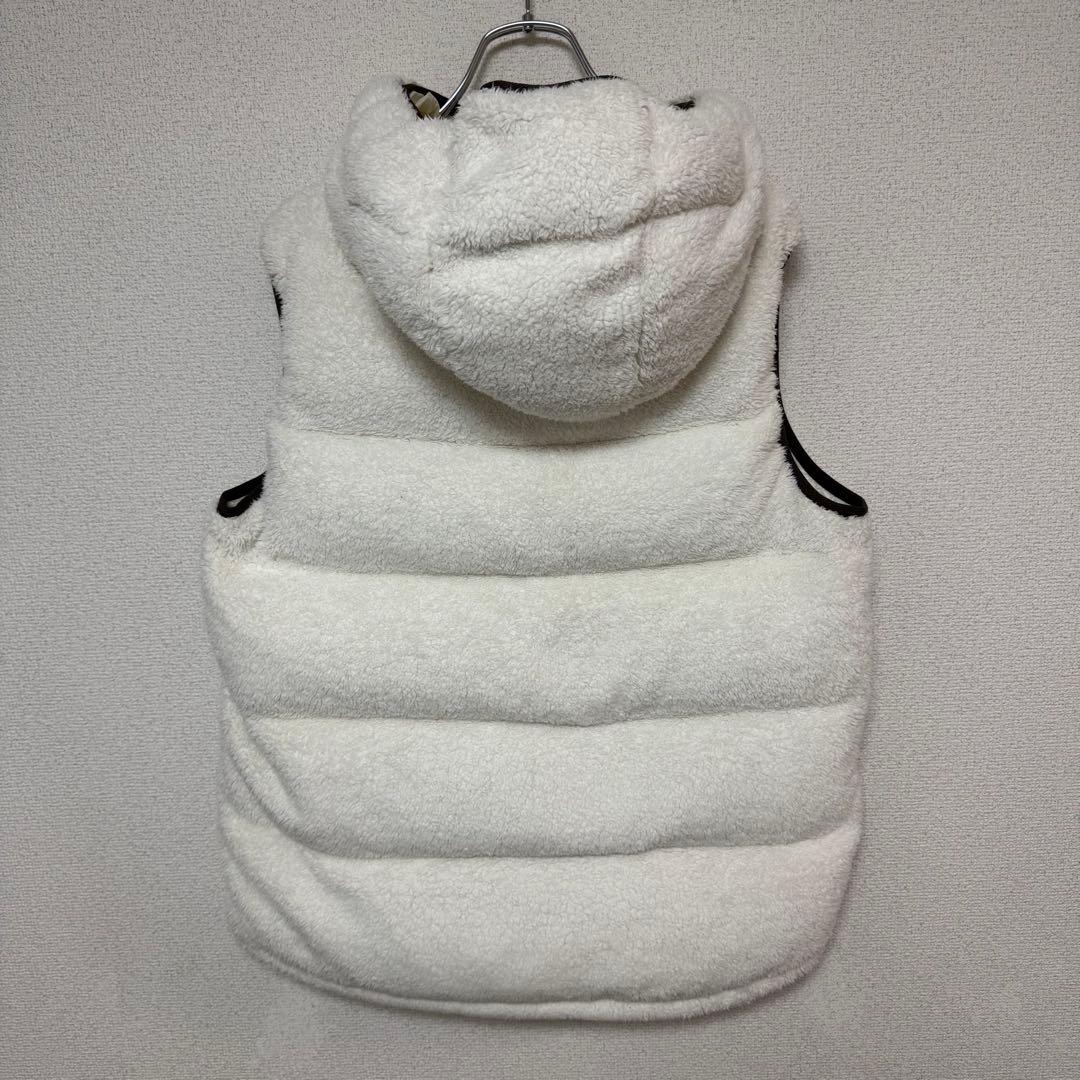 ノースフェイス ホワイトレーベル ボアフリース ダウンベスト 韓国限定 Lサイズ