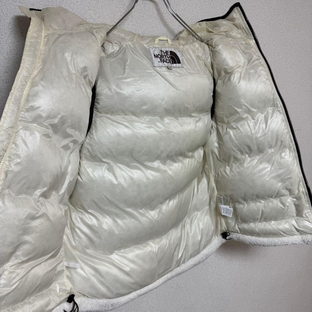 ノースフェイス ホワイトレーベル ボアフリース ダウンベスト 韓国限定 Lサイズ