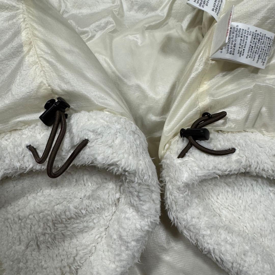 ノースフェイス ホワイトレーベル ボアフリース ダウンベスト 韓国限定 Lサイズ