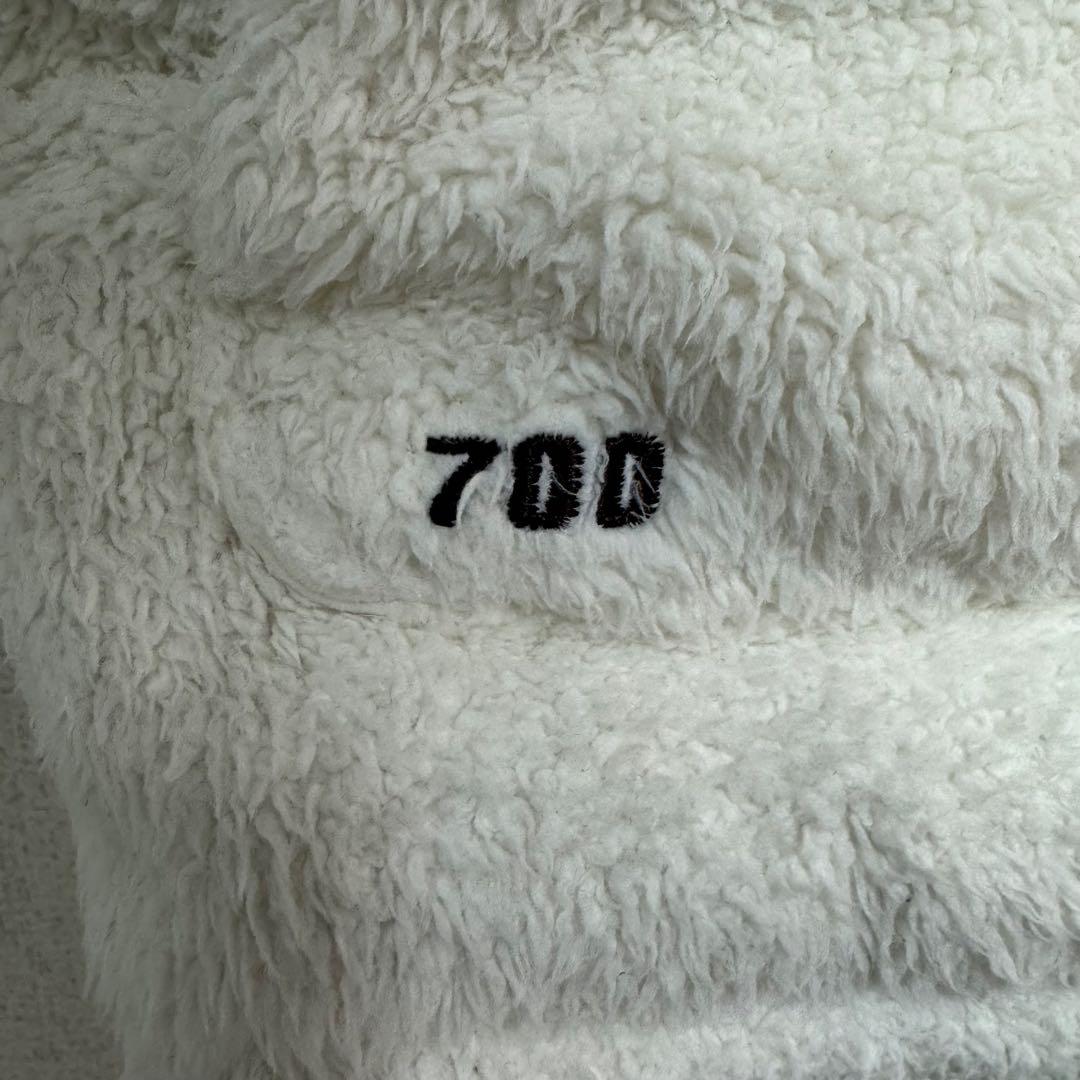 ノースフェイス ホワイトレーベル ボアフリース ダウンベスト 韓国限定 Lサイズ