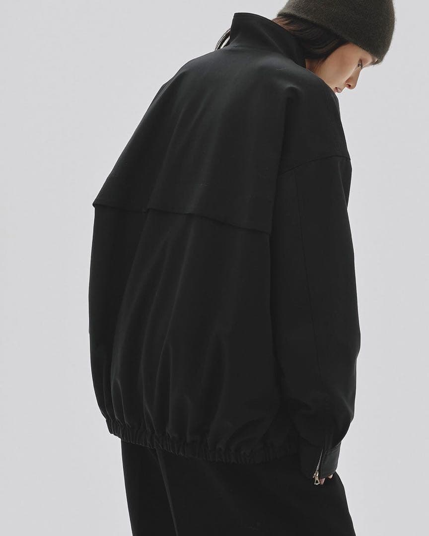 【現品画像あり】TODAYFUL スタンドカラーブルゾン 黒 ブラック