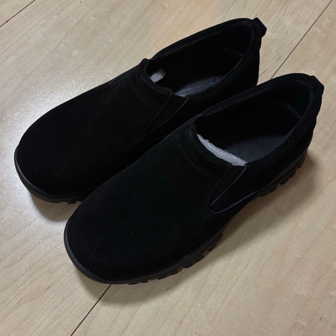 【OHOTORO】 mountain moc shoes black 25㎝
