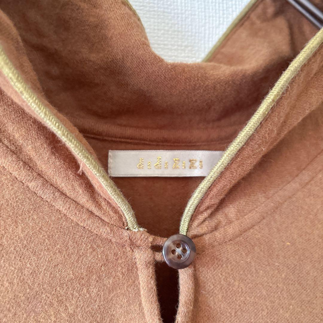 ✔️ didizizi ディディジジ オウム刺繍 ネルOP ワンピース ロング