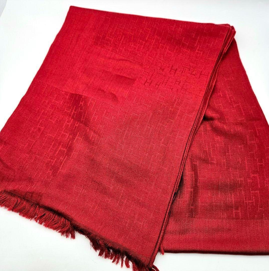 【大判】HERMES H柄 カシミヤ ストール