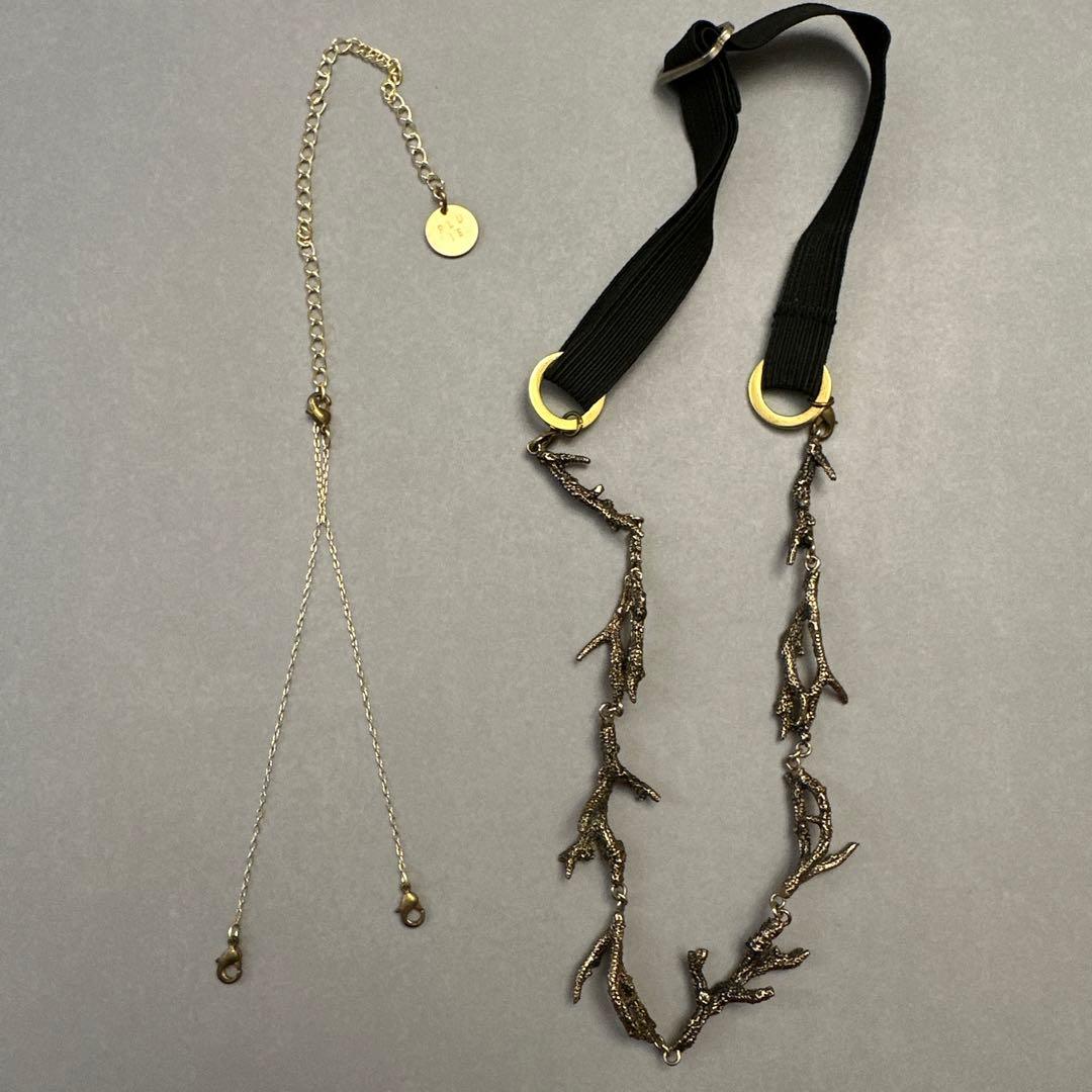 ※専用です※プリュイPLUIE ヘアアクセ　チョーカー　2wayタイプ　ブロンズ