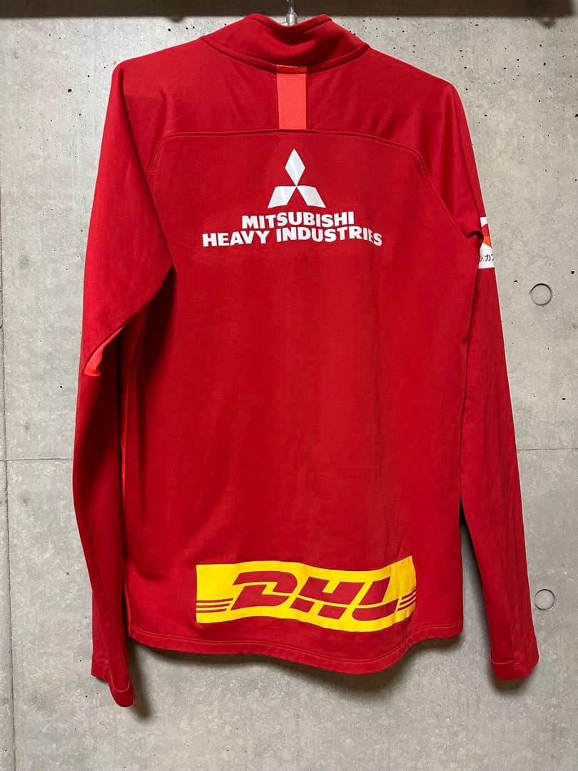 支給品 浦和レッズNike ハーフジップ L