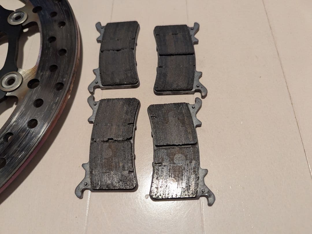  S/M1000RR 純正ブレンボ ブレーキディスクとニッシンパッド