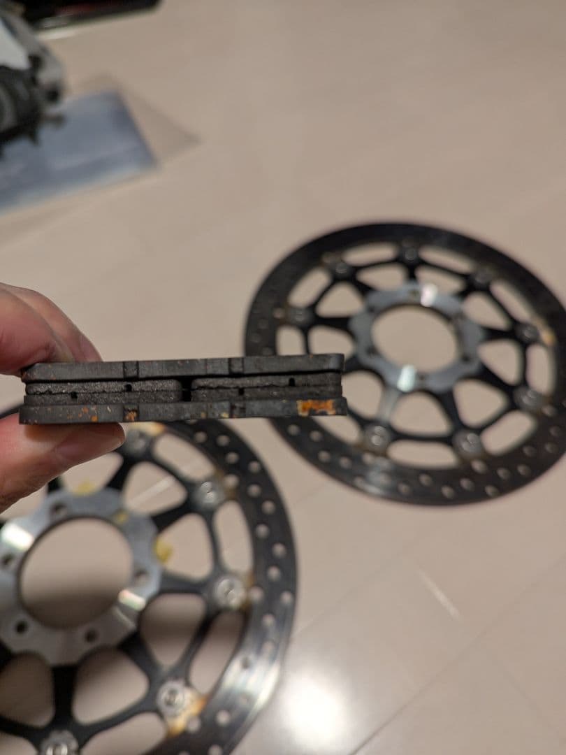  S/M1000RR 純正ブレンボ ブレーキディスクとニッシンパッド