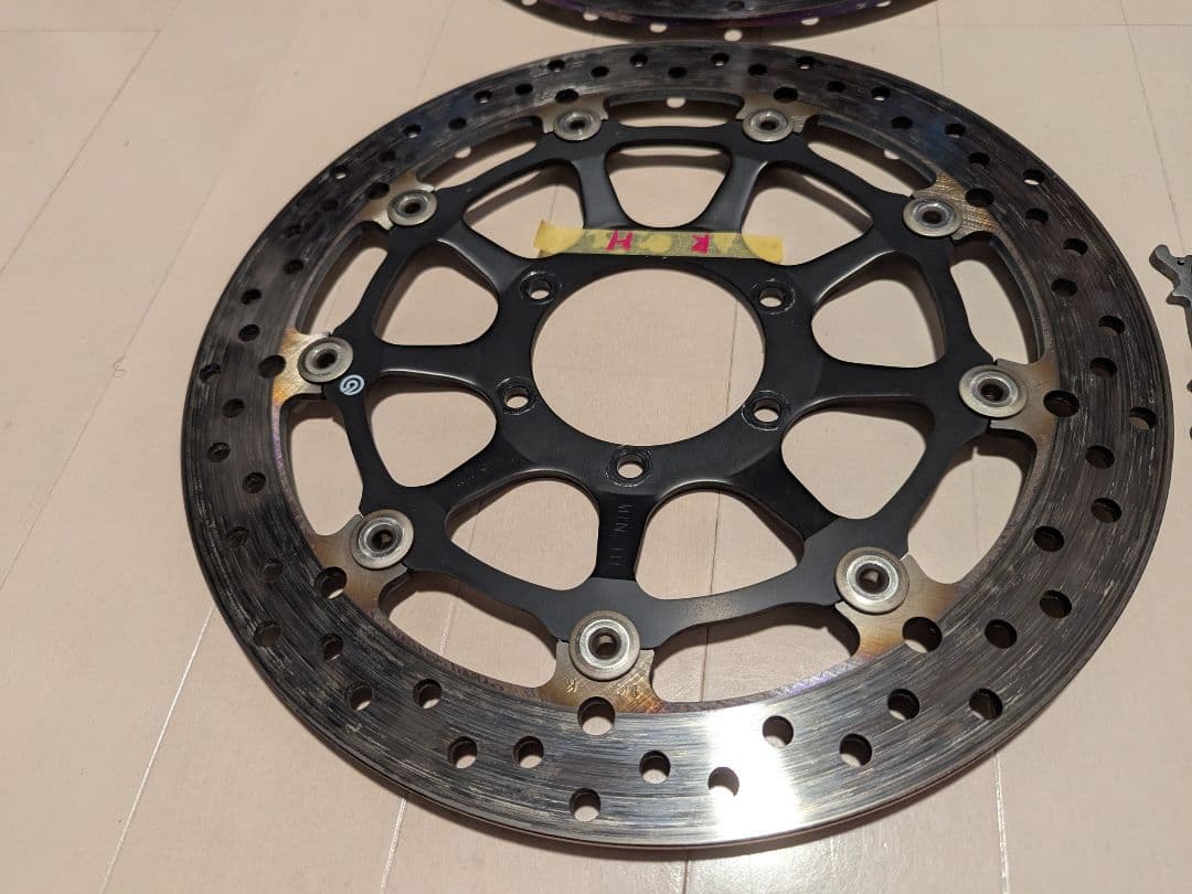  S/M1000RR 純正ブレンボ ブレーキディスクとニッシンパッド